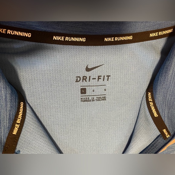 Nike Pacer 1/4 Zip Running Long Sleeve Pullover Blue Men’s Large NWT - Picture 8 of 10